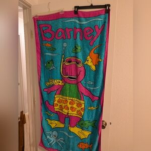 Vintage 1994‎ Barney Beach Towel